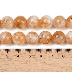 Heated Natural Citrine Beads Strands&nbsp;G-L657-B01-12mm