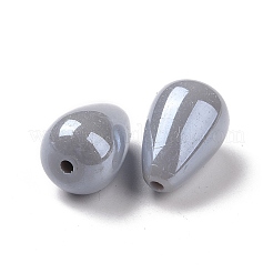 不透明なアクリルビーズ  滑らかな涙  ミックスカラー  15x10mm  穴：1.6mm&nbsp;X-SACR-B003-01
