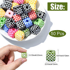 Opaque Acrylic Beads&nbsp;MACR-CJC0006-08