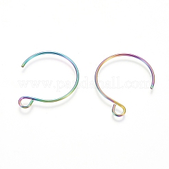 Ion Plating(IP) 304 Stainless Steel Earring Hooks&nbsp;STAS-L216-02A-M