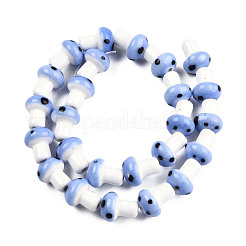Handmade Porcelain Ceramic Beads Strands&nbsp;PORC-T006-05C