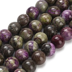 Natural Atlantisite Stichtite Beads Strands&nbsp;G-Z110-C06-8mm