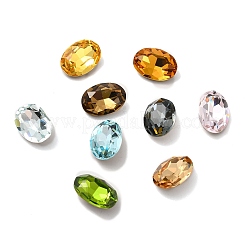 Faceted K9 Glass Rhinestone Cabochons&nbsp;GGLA-R402-07A