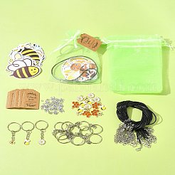 ミツバチのDIYパーティー作りキット  ミックスカラー  4~440x4~100x0.6~2mm&nbsp;DIY-FS0008-21