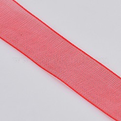 薄地オーガンジーリボン  リボンのDIY素材  クリムゾン  1/2インチ（12mm）  50ヤード/ロール（45.72メートル/ロール）&nbsp;X-RS12mmY026