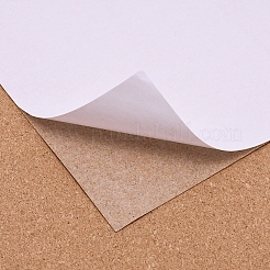 コルクラベルステッカー  自己接着クラフトステッカー  長方形  淡い茶色  40x28x0.1cm&nbsp;AJEW-WH0188-78B
