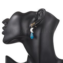 Brass Dangle Stud Earrings&nbsp;EJEW-JE06913