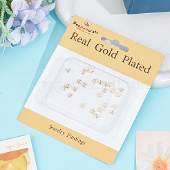 40Pcs Brass Beads&nbsp;KK-BBC0013-18