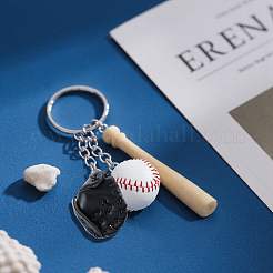 1Pc PU Leather Keychain&nbsp;AJEW-CL0001-08A