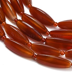 天然石カーネリアンビーズ連売り  三角形  染め＆加熱  シードビーズで  27~29x10.5~11.5x10~11mm  穴：1mm  約12~13個/連  16.06''~16.69