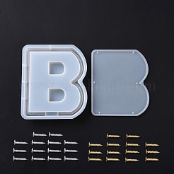 Letter-shaped Food Grade Money Box Silicone Molds&nbsp;DIY-D072-01GP-02