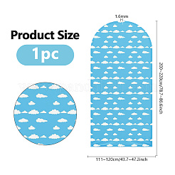 Cloud Pattern Polyester Wedding Arch Cover&nbsp;DIY-WH0750-335B