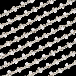 Round Brass Rhinestone Cup Chains&nbsp;FIND-TAC0007-17B