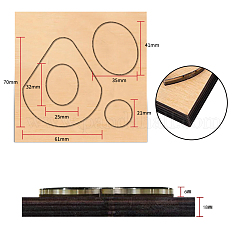 Wood Cutting Dies&nbsp;DIY-WH0169-31