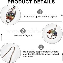 5Pcs 5 Style Brass Bookmarks&nbsp;DIY-NB0006-02