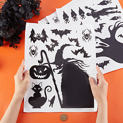 Halloween Theme Waterproof PVC Plastic Self Adhesive Sticker Decorations&nbsp;DIY-WH0304-173