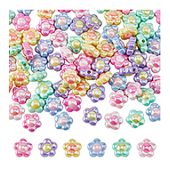 84PCS 6Colors Opaque Acrylic Beads&nbsp;SACR-DC0001-14