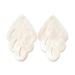 Natural Freshwater Shell Pendants&nbsp;SHEL-F007-17