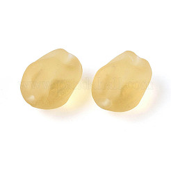 Frosted Handmade Lampwork Beads Strands&nbsp;LAMP-T023-28C