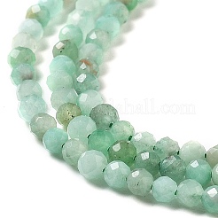 Natural Emerald Beads Strands&nbsp;G-A026-A01-3mm