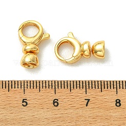 シェグレース 真鍮製ロブスタークラスプ  カドミウムフリーと鉛フリー＆ニッケルフリー  18KGP本金メッキ  16x10x6mm  穴：4mm&nbsp;XGRQ5F947-792G