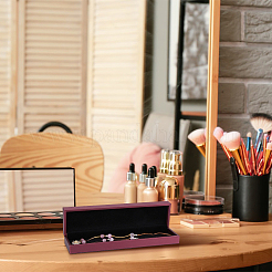 Rectangle PU Leather Necklace  Storage Boxes with Velvet Inside&nbsp;CON-WH0094-31D-01