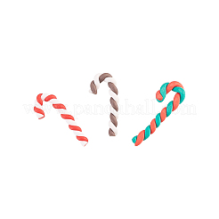 60Pcs 3 Colors Christmas Theme Handmade Polymer Clay Cabochons&nbsp;CLAY-CJ0001-31