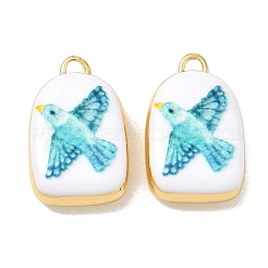 Printed Brass Pendants&nbsp;KK-CBAF9BC-12G