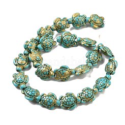 Synthetic Turquoise Dyed Beads Strands&nbsp;G-P507-05R