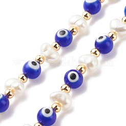 Handmade Evil Eye Lampwork Mobile Straps&nbsp;HJEW-JM00690