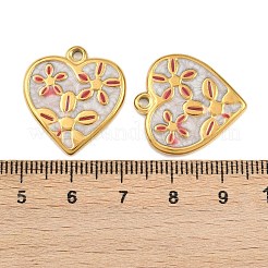 304 Stainless Steel with Enamel Pendants&nbsp;STAS-Z166-18G-04