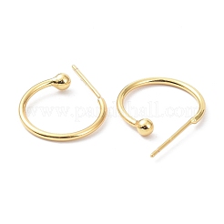 Brass Stud Earrings&nbsp;KK-P205-02G