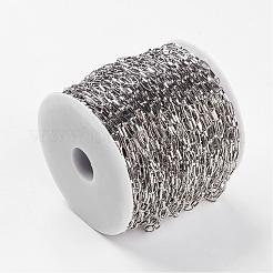 Iron Paperclip Chains&nbsp;CH-R025-10x5mm-P