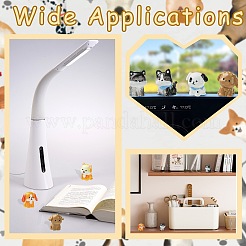 20Pcs 10 Styles Resin Dog Display Decorations&nbsp;DJEW-CJC0010-008