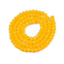 Opaque Solid Color Imitation Jade Glass Beads Strands&nbsp;LS-EGLA-A044-P4mm-D29