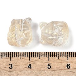 Transparent Spray Paint Glass Beads&nbsp;X1-GLAA-H035-01C