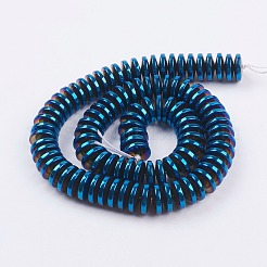 Electroplate Non-Magnetic Synthetic Hematite Beads Strands&nbsp;G-F562-P