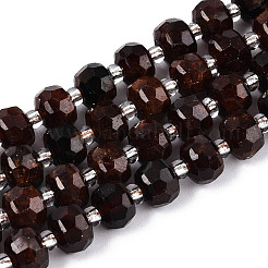 Natural Orange Garnet Beads Strands&nbsp;G-N327-08A-04