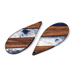 Transparent Resin & Walnut Wood Big Pendants&nbsp;RESI-ZX017-68