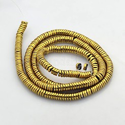 Electroplate Non-magnetic Synthetic Hematite Beads Strands&nbsp;G-J216A-M