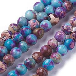 Natural Imperial Jasper Beads Strands&nbsp;G-I122-4mm-15