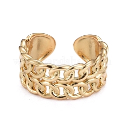 Brass Cuff Rings&nbsp;KK-H741-10G