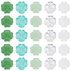 150Pcs 5 Colors Spray Painted Glass Beads&nbsp;GLAA-PA0001-53