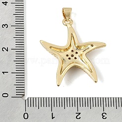 Brass Micro Pave Cubic Zirconia Pendants&nbsp;KK-CBA960E-01B-G