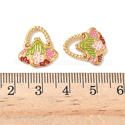 304 Stainless Steel Enamel Pendants&nbsp;STAS-I346-34G