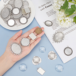 78Pcs DIY 6 Styles Pendants Making Kits&nbsp;DIY-PH0002-30AS