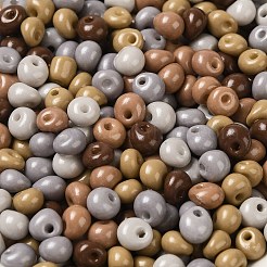 6/0 Opaque Baking Paint Glass Seed Beads&nbsp;X1-SEED-M012-02A-25