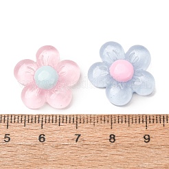 Transparent Resin & Glitter Powder Cabochons&nbsp;RE-CBA0EC6-02