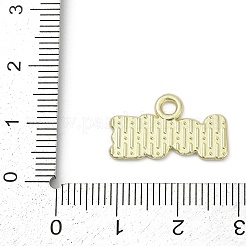 バレンタインデー合金エナメルパンダント  ゴールドカラー  言葉の愛のチャーム  ブラック  11.5x20x1.2mm  穴：2.2mm&nbsp;PALLOY-V001-06G