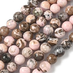 Natural Argentina Rhodonite Beads Strands&nbsp;G-G271-B02-6mm